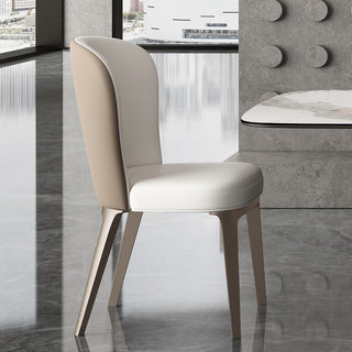 dual tone dining chair side view