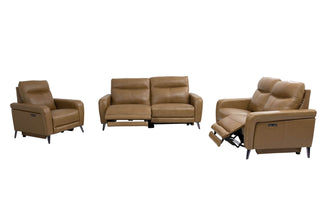 emily electric recliner sofa leather