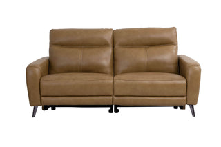 emily power recliner leather sofa