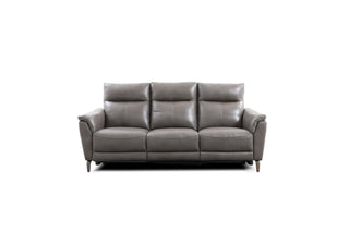 grey 3 seater electric recliner sofa