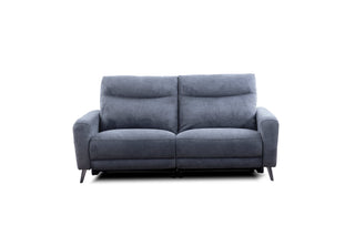 grey 3 seater electric recliner sofa