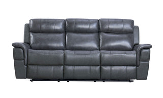 grey luxury 3 seater recliner sofa