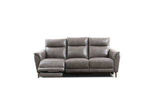 grey modern recliner sofa