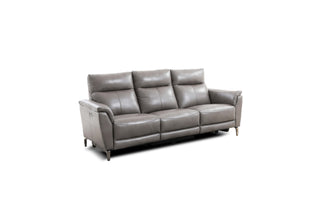 grey power recliner sofa