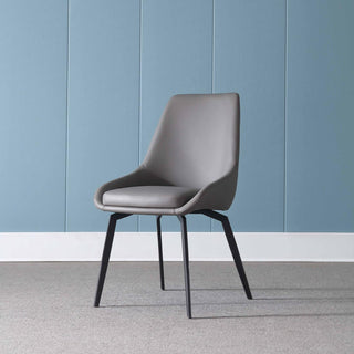 grey soft luxurious dining chair