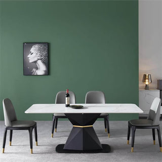 hour glass sintered stone dining table