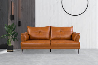 leather sofa melvin brown