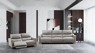 light grey recliner sofa set