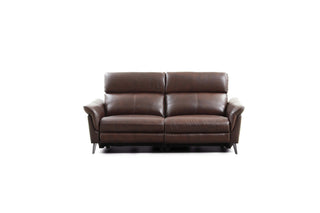 modern brown power recliner sofa