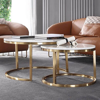 modern coffee table gold stainless steel base