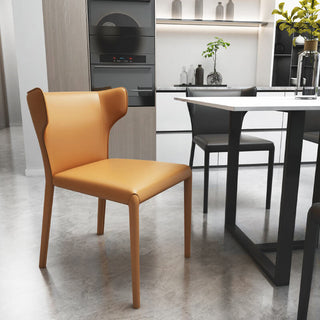 modern tan dining chair