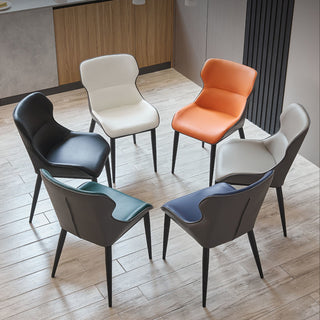 multiple assorted colour dining chair