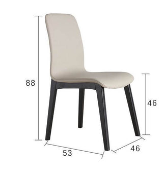 nora dining chair measurement