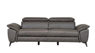 pull up leather annie electric recliner sofa