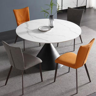 scratch resistant round dining table