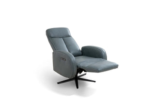 stanley leather armchair electric recliner